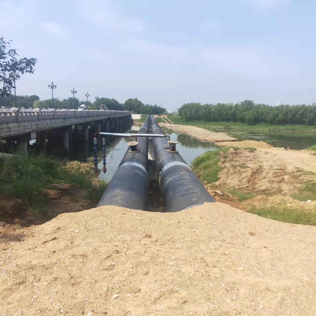 宣城西气东输顶管施工输油管道清洗